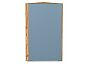 Шкаф верхний торцевой Фьюжн Silky Blue Дуб Вотан 716*300*306
