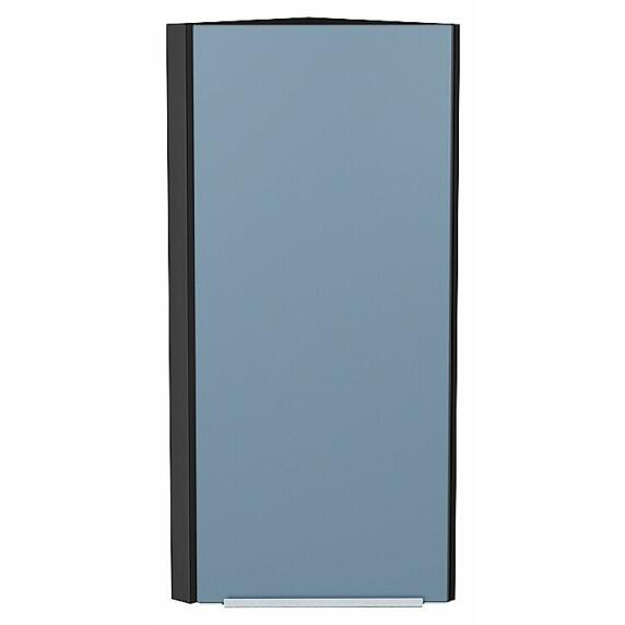 Шкаф верхний торцевой Фьюжн Silky Blue Graphite 920*300*306