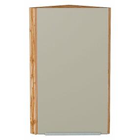 Шкаф верхний торцевой Фьюжн Silky Grey Дуб Вотан 716*300*306