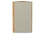 Шкаф верхний торцевой Фьюжн Silky Grey Дуб Вотан 716*300*306