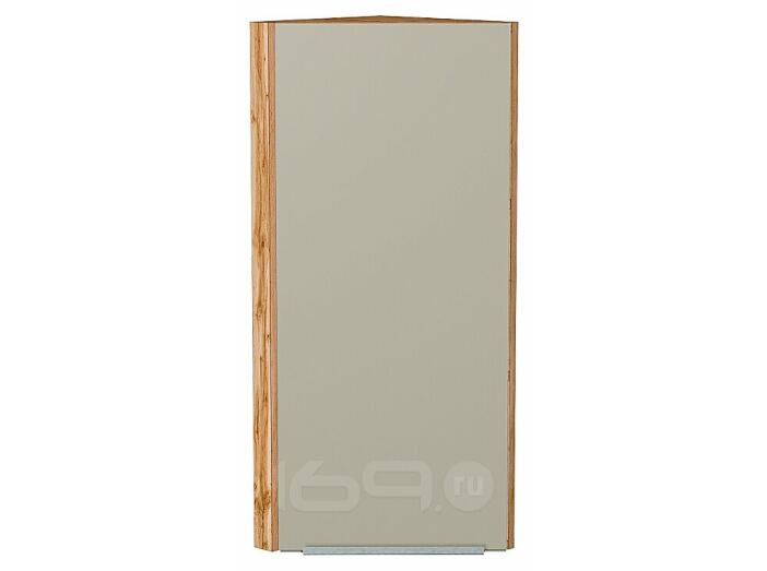 Шкаф верхний торцевой Фьюжн Silky Grey Дуб Вотан 920*300*306