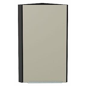 Шкаф верхний торцевой Фьюжн Silky Grey Graphite 716*300*306