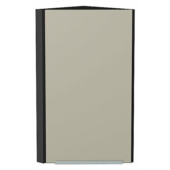 Шкаф верхний торцевой Фьюжн Silky Grey Graphite 716*300*306