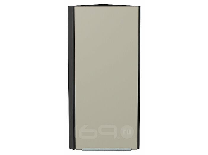 Шкаф верхний торцевой Фьюжн Silky Grey Graphite 920*300*306