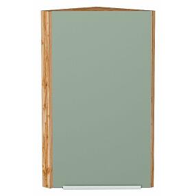 Шкаф верхний торцевой Фьюжн Silky Mint Дуб Вотан 716*300*306