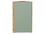 Шкаф верхний торцевой Фьюжн Silky Mint Дуб Вотан 716*300*306