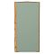 Шкаф верхний торцевой Фьюжн Silky Mint Дуб Вотан 920*300*306