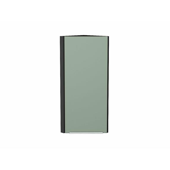 Шкаф верхний торцевой Фьюжн Silky Mint Graphite 920*300*306