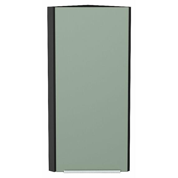 Шкаф верхний торцевой Фьюжн Silky Mint Graphite 920*300*306