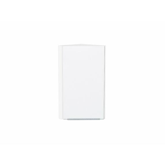 Шкаф верхний торцевой Фьюжн Silky White Белый 716*300*306