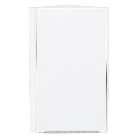 Шкаф верхний торцевой Фьюжн Silky White Белый 716*300*306