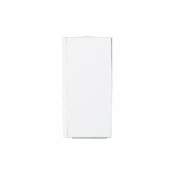 Шкаф верхний торцевой Фьюжн Silky White Белый 920*300*306