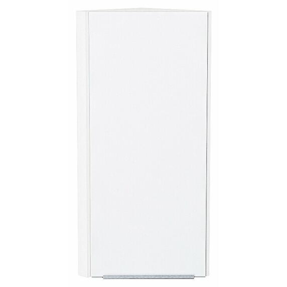 Шкаф верхний торцевой Фьюжн Silky White Белый 920*300*306