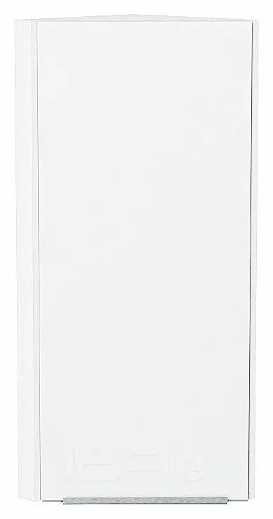 Шкаф верхний торцевой Фьюжн Silky White Белый 920*300*306