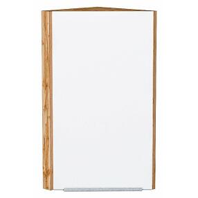 Шкаф верхний торцевой Фьюжн Silky White Дуб Вотан 716*300*306