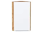 Шкаф верхний торцевой Фьюжн Silky White Дуб Вотан 716*300*306