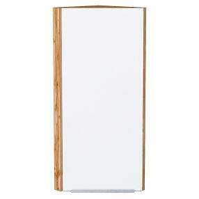 Шкаф верхний торцевой Фьюжн Silky White Дуб Вотан 920*300*306