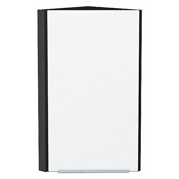 Шкаф верхний торцевой Фьюжн Silky White Graphite 716*300*306