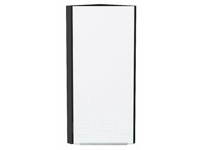 Шкаф верхний торцевой Фьюжн Silky White Graphite 920*300*306