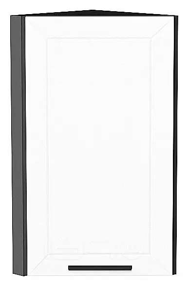 Шкаф верхний торцевой Глетчер Айленд Силк Graphite 716*300*304