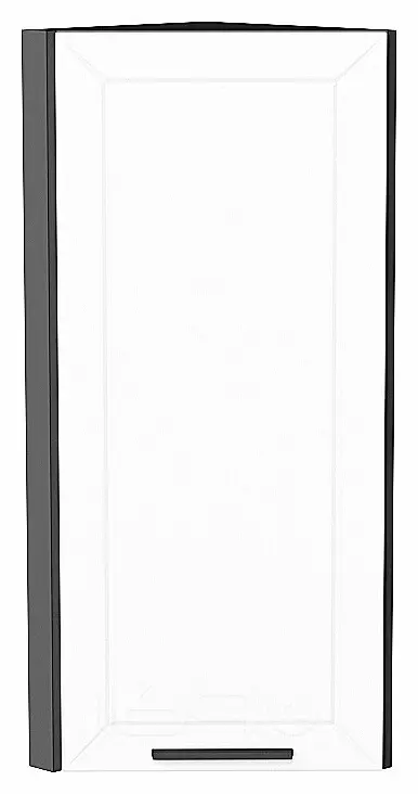 Шкаф верхний торцевой Глетчер Айленд Силк Graphite 920*300*304