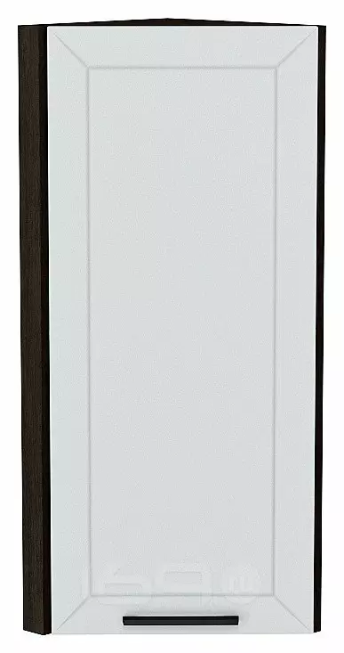 Шкаф верхний торцевой Глетчер Гейнсборо Силк Graphite 920*300*304