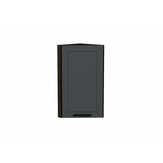 Шкаф верхний торцевой Глетчер Маренго Силк Graphite 716*300*304