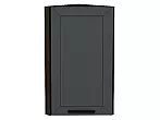 Шкаф верхний торцевой Глетчер Маренго Силк Graphite 716*300*304
