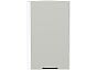 Шкаф верхний торцевой Лайт Special Grey/Белый 716*300*304