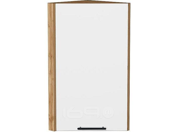 Шкаф верхний торцевой Лайт Special White/Дуб Вотан 716*300*304