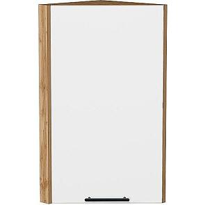 Шкаф верхний торцевой Лайт Special White/Дуб Вотан 716*300*304