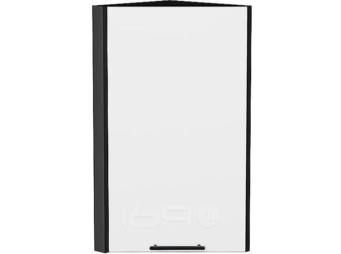 Шкаф верхний торцевой Лайт Special White/Graphite 716*300*304
