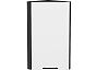 Шкаф верхний торцевой Лайт Special White/Graphite 716*300*304