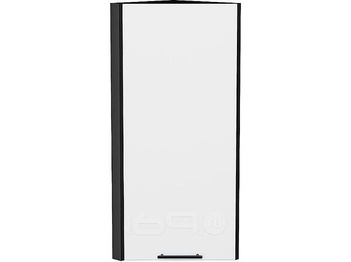 Шкаф верхний торцевой Лайт Special White/Graphite 920*300*304