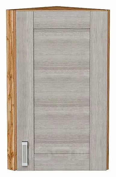 Шкаф верхний торцевой Лофт Cappuccino Veralinga Дуб Вотан 716*300*306