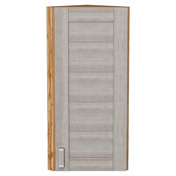 Шкаф верхний торцевой Лофт Cappuccino Veralinga Дуб Вотан 920*300*306
