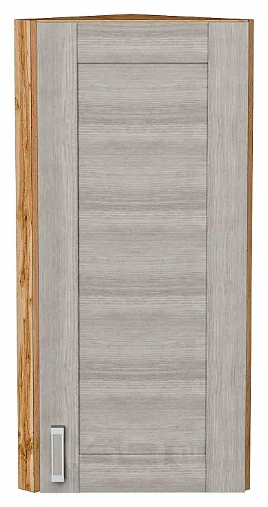 Шкаф верхний торцевой Лофт Cappuccino Veralinga Дуб Вотан 920*300*306