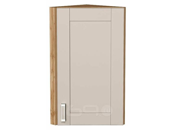 Шкаф верхний торцевой Лофт Cream Silk/Дуб Вотан 716*300*306