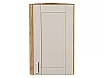 Шкаф верхний торцевой Лофт Cream Silk/Дуб Вотан 716*300*306