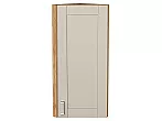 Шкаф верхний торцевой Лофт Cream Silk/Дуб Вотан 920*300*306