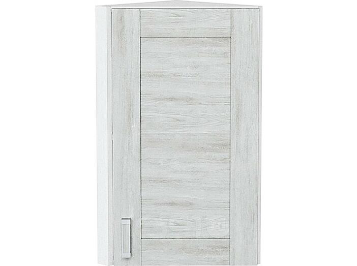Шкаф верхний торцевой Лофт Nordic Oak/Белый 716*300*306
