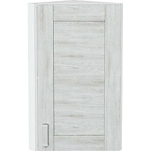 Шкаф верхний торцевой Лофт Nordic Oak/Белый 716*300*306