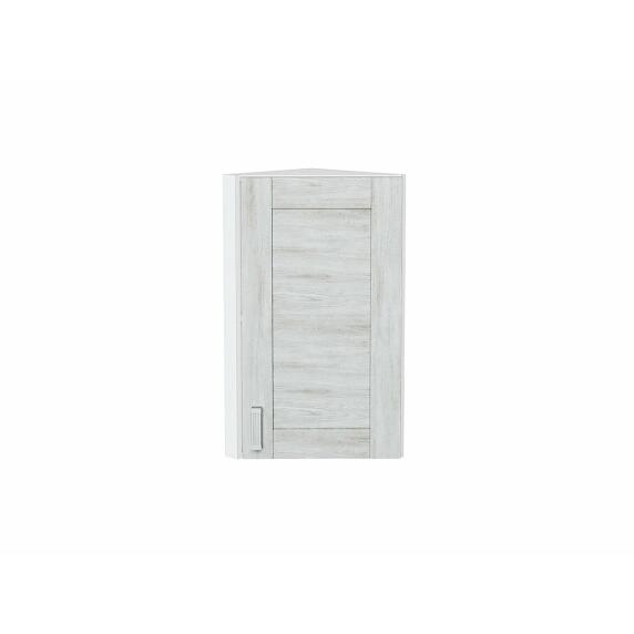 Шкаф верхний торцевой Лофт Nordic Oak/Белый 716*300*306