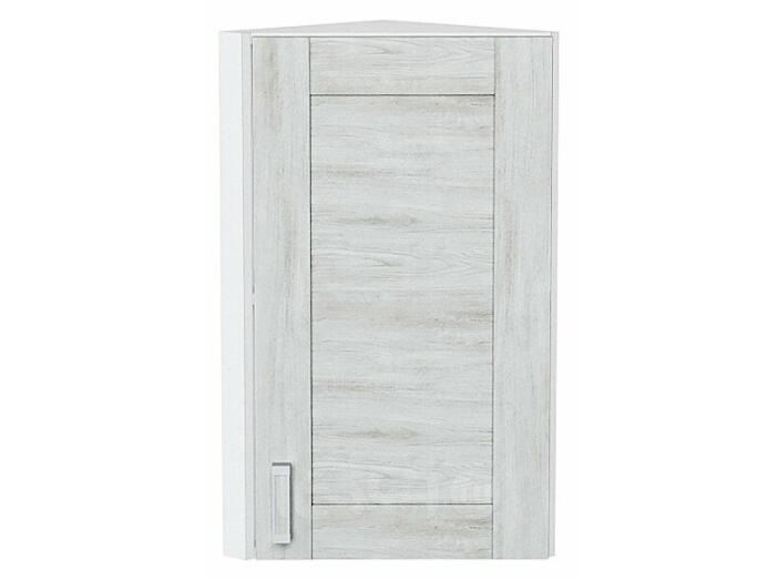 Шкаф верхний торцевой Лофт Nordic Oak/Белый 716*300*306