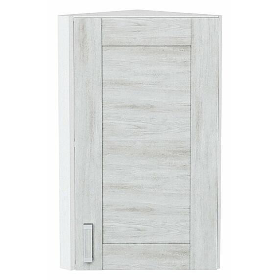 Шкаф верхний торцевой Лофт Nordic Oak/Белый 716*300*306