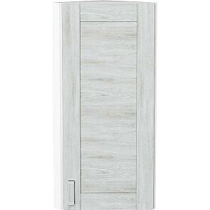Шкаф верхний торцевой Лофт Nordic Oak/Белый 920*300*306