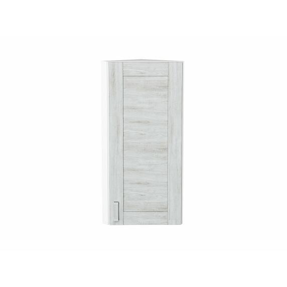 Шкаф верхний торцевой Лофт Nordic Oak/Белый 920*300*306