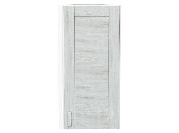Шкаф верхний торцевой Лофт Nordic Oak/Белый 920*300*306