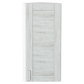 Шкаф верхний торцевой Лофт Nordic Oak/Белый 920*300*306
