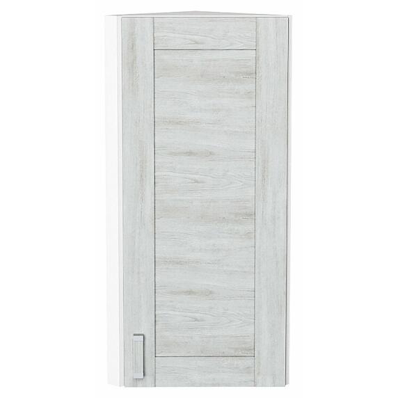 Шкаф верхний торцевой Лофт Nordic Oak/Белый 920*300*306